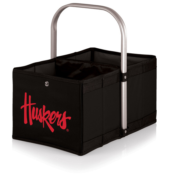 Nebraska Cornhuskers Urban Basket Collapsible Tote, (Black)