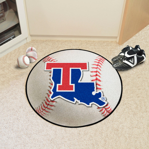 Louisiana Tech University Baseball Mat 27" diameter
