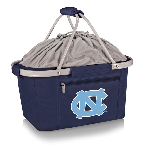 North Carolina Tar Heels Metro Basket Collapsible Cooler Tote, (Navy Blue)