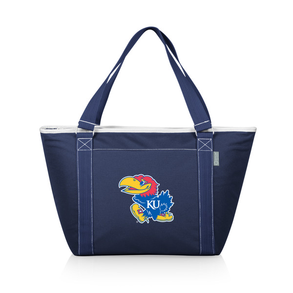 Kansas Jayhawks Topanga Cooler Tote Bag, (Navy Blue)