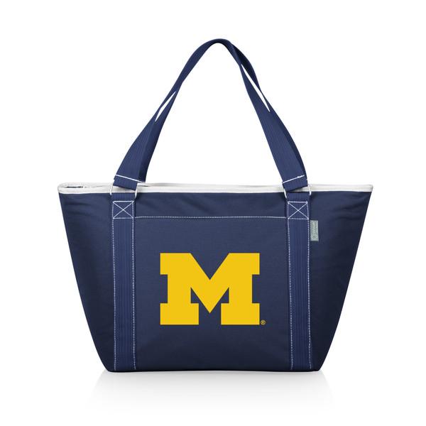 Michigan Wolverines Topanga Cooler Tote Bag, (Navy Blue)