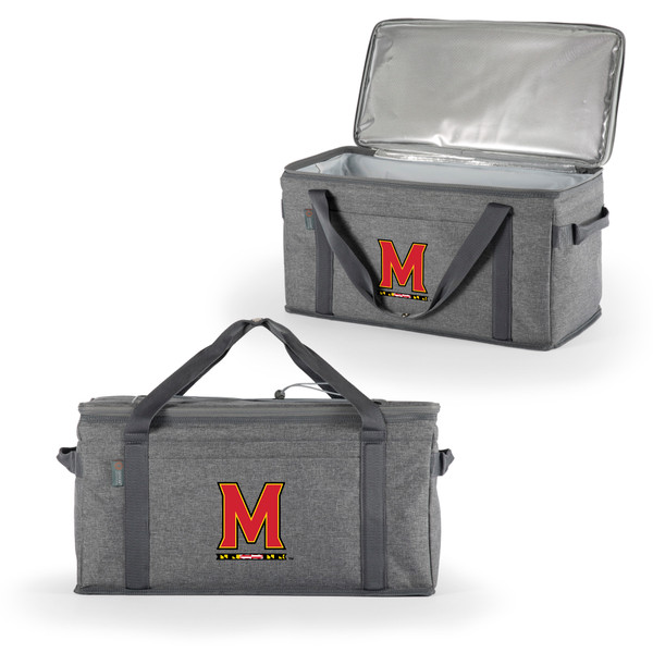 Maryland Terrapins 64 Can Collapsible Cooler, (Heathered Gray)