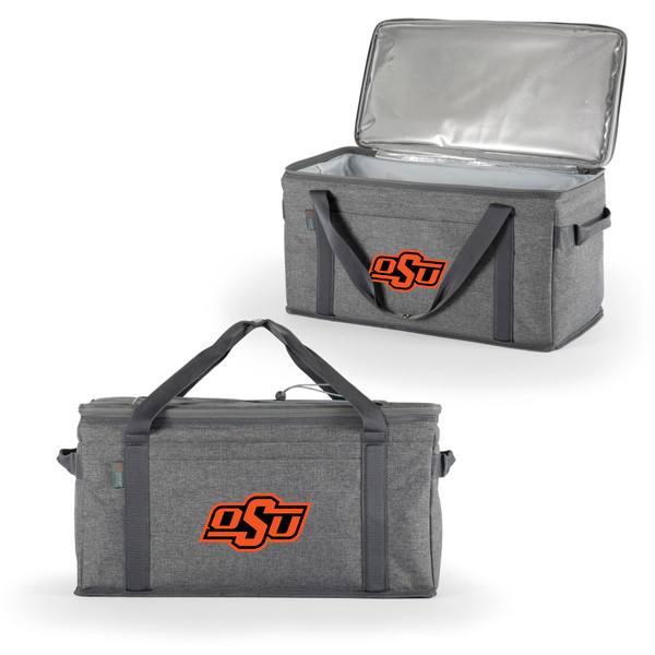 Oklahoma State Cowboys 64 Can Collapsible Cooler, (Heathered Gray)