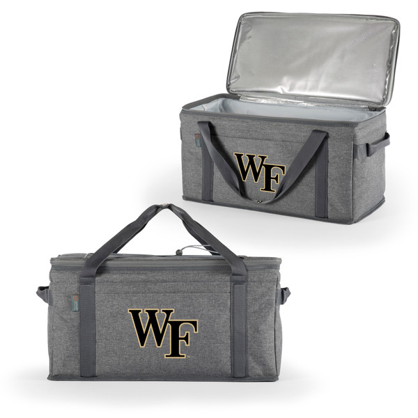 Wake Forest Demon Deacons 64 Can Collapsible Cooler, (Heathered Gray)