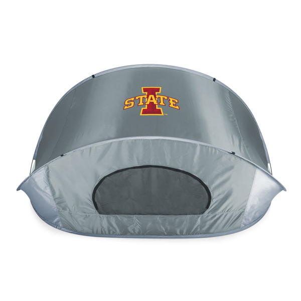 Iowa State Cyclones Manta Portable Beach Tent, (Gray with Black Accents)