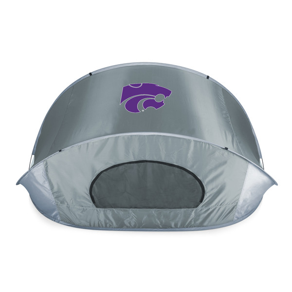 Kansas State Wildcats Manta Portable Beach Tent, (Gray with Black Accents)