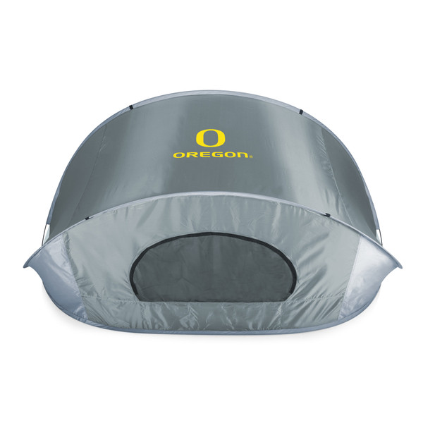 Oregon Ducks Manta Portable Beach Tent, (Gray with Black Accents)