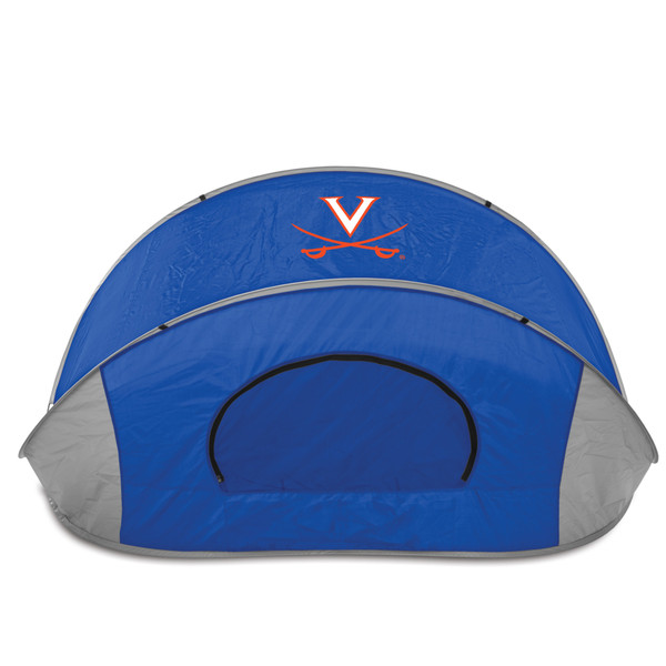 Virginia Cavaliers Manta Portable Beach Tent, (Blue with Gray Accents)