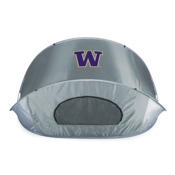 Washington Huskies Manta Portable Beach Tent, (Gray with Black Accents)