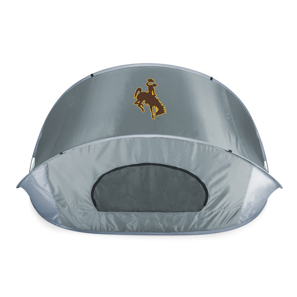Wyoming Cowboys Manta Portable Beach Tent, (Gray with Black Accents)