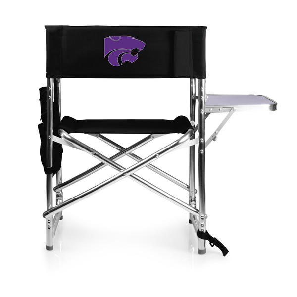 Kansas State Wildcats Sports Chair, (Black)