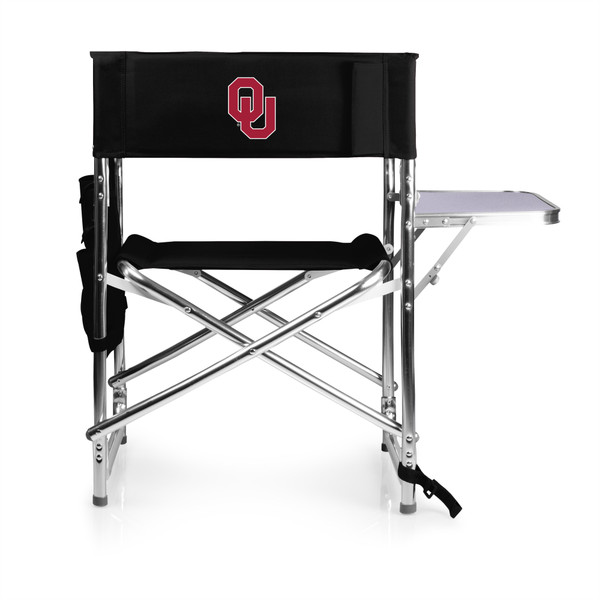 Oklahoma Sooners Sports Chair, (Black)