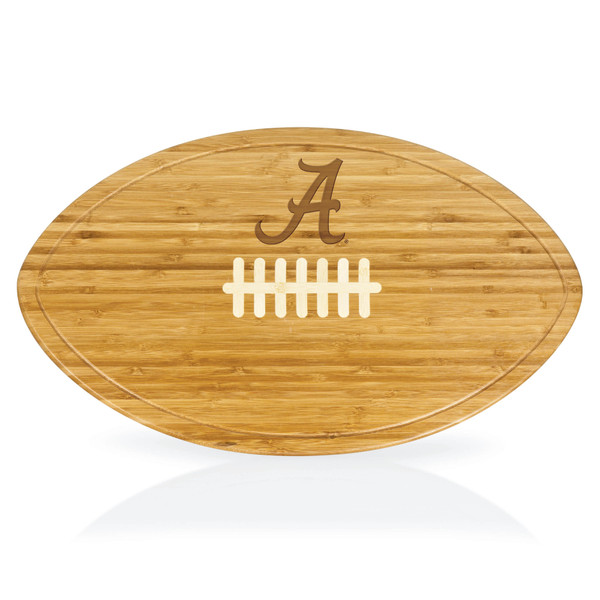 Alabama Crimson Tide Kickoff Football Cutting Board & Serving Tray, (Bamboo)