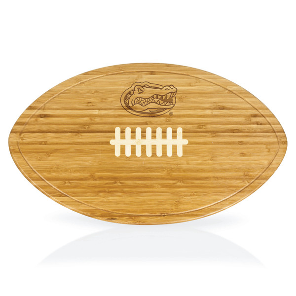 Florida Gators Kickoff Football Cutting Board & Serving Tray, (Bamboo)