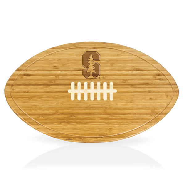 Stanford Cardinal Kickoff Football Cutting Board & Serving Tray, (Bamboo)