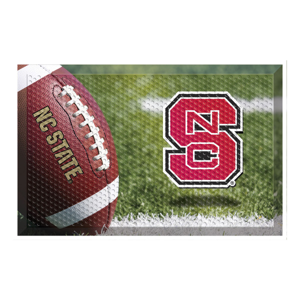 North Carolina State University - NC State Wolfpack Scraper Mat "NCS" Primary Logo Photo