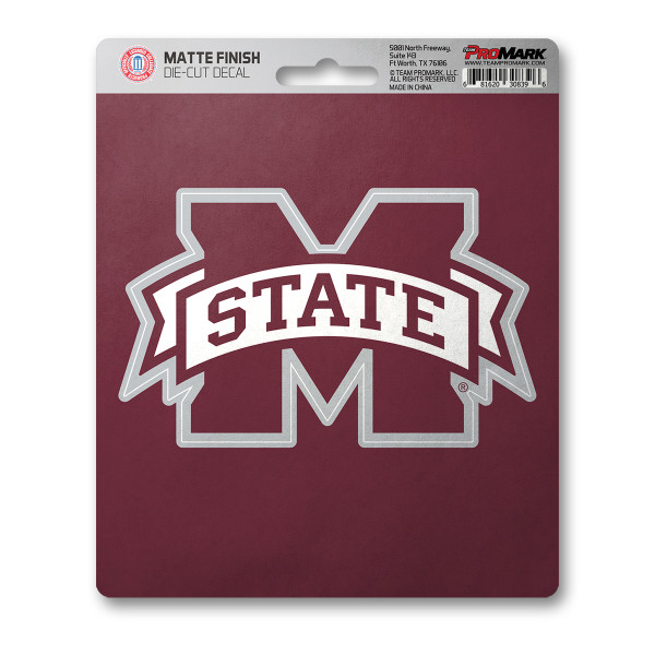 Mississippi State Bulldogs Matte Decal "M State" Logo