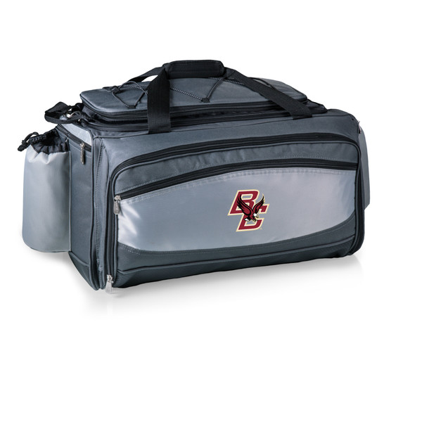 Boston College Eagles Vulcan Portable Propane Grill & Cooler Tote, (Black with Gray Accents)