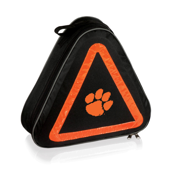 Clemson Tigers Roadside Emergency Car Kit, (Black with Orange Accents)