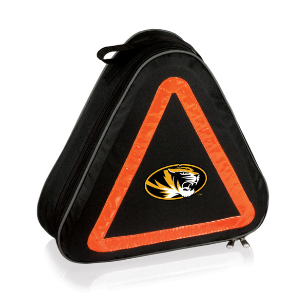Mizzou Tigers Roadside Emergency Car Kit, (Black with Orange Accents)