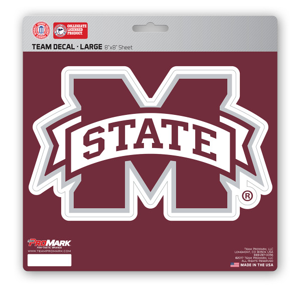 Mississippi State Bulldogs Large Decal "M State" Logo