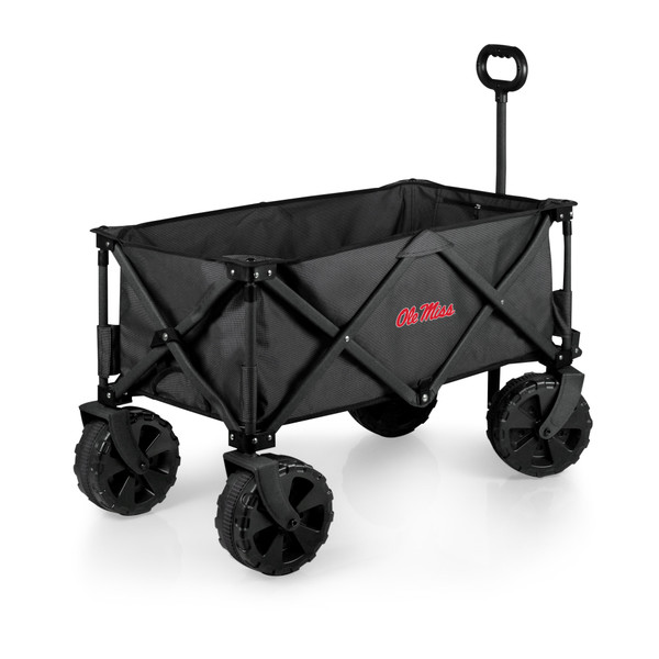 Ole Miss Rebels Adventure Wagon Elite All-Terrain Portable Utility Wagon, (Dark Gray)