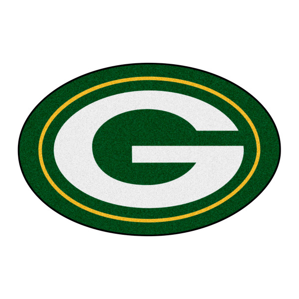 Green Bay Packers Mascot Mat G Primary Logo Green