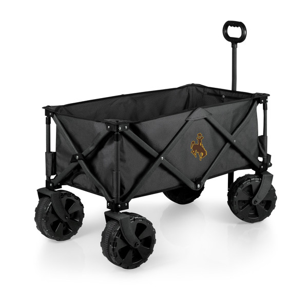 Wyoming Cowboys Adventure Wagon Elite All-Terrain Portable Utility Wagon, (Dark Gray)