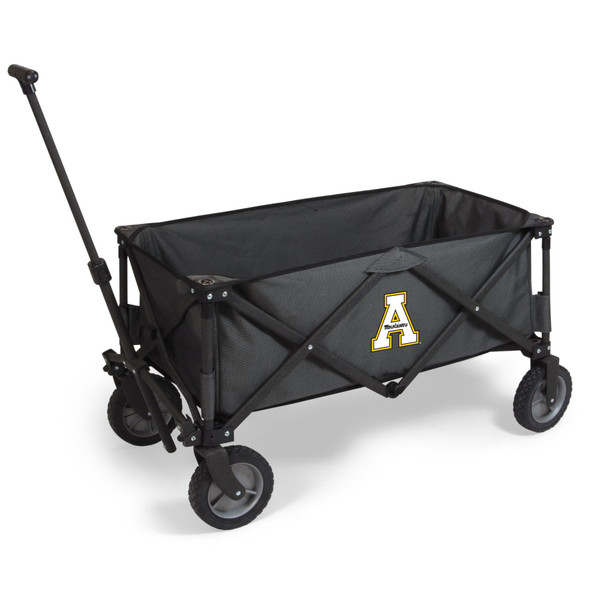 App State Mountaineers Adventure Wagon Portable Utility Wagon, (Dark Gray)