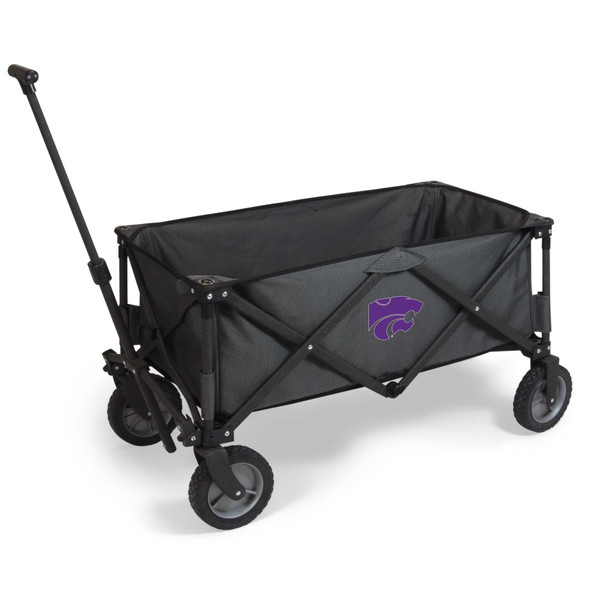 Kansas State Wildcats Adventure Wagon Portable Utility Wagon, (Dark Gray)