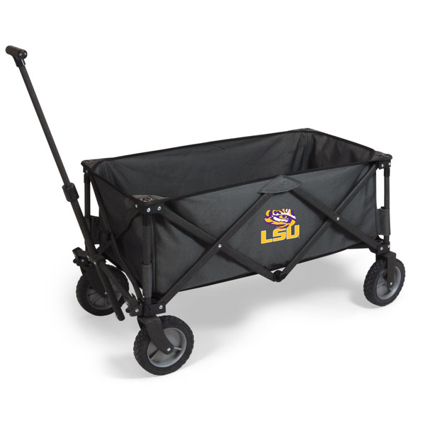 LSU Tigers Adventure Wagon Portable Utility Wagon, (Dark Gray)