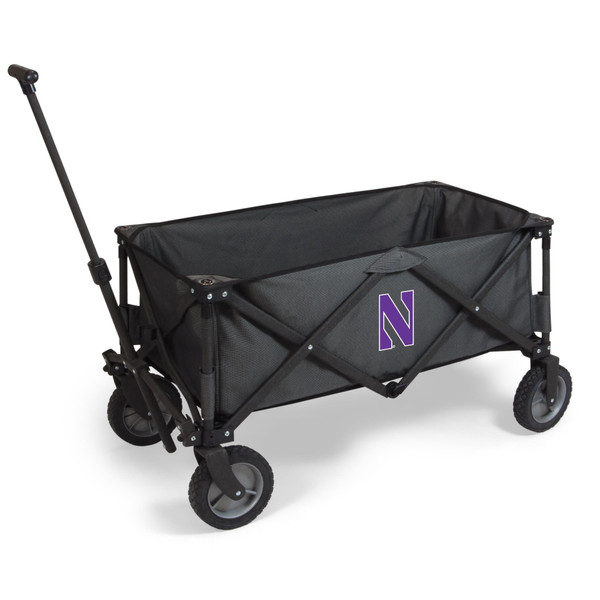 Northwestern Wildcats Adventure Wagon Portable Utility Wagon, (Dark Gray)