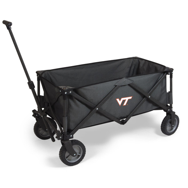 Virginia Tech Hokies Adventure Wagon Portable Utility Wagon, (Dark Gray)
