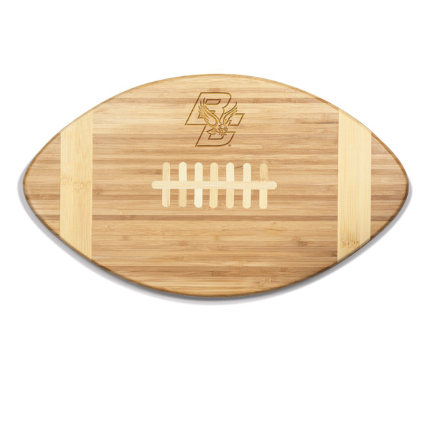 Boston College Eagles Touchdown! Football Cutting Board & Serving Tray, (Bamboo)