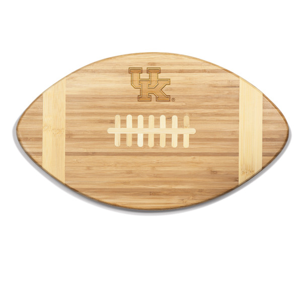 Kentucky Wildcats Touchdown! Football Cutting Board & Serving Tray, (Bamboo)