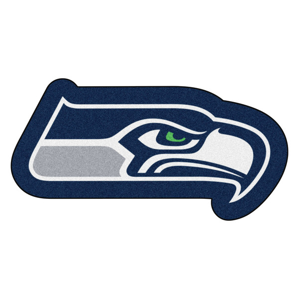 Seattle Seahawks Mascot Mat Seahawk Primary Logo Blue