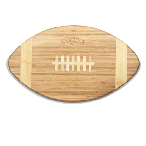 Ole Miss Rebels Touchdown! Football Cutting Board & Serving Tray, (Bamboo)