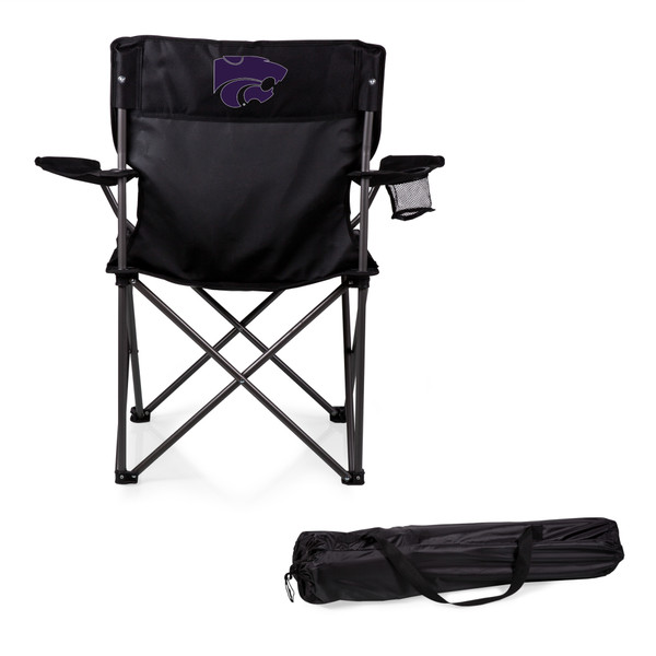 Kansas State Wildcats PTZ Camp Chair, (Black)