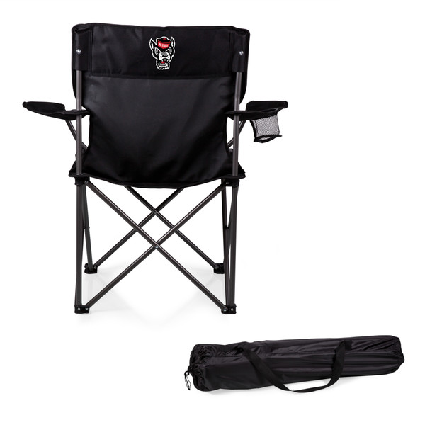 NC State Wolfpack PTZ Camp Chair, (Black)