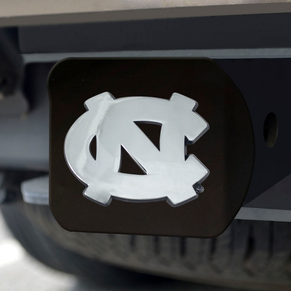 University of North Carolina - Chapel Hill Hitch Cover - Chrome on Black 3.4"x4"