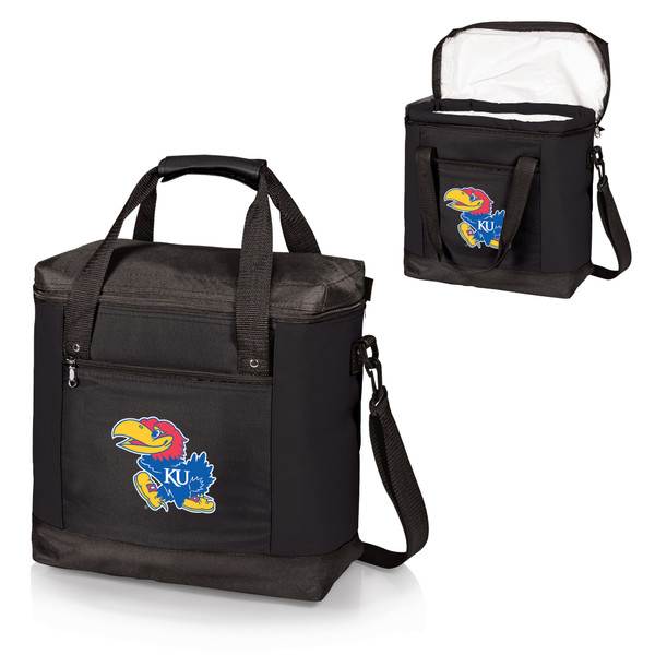 Kansas Jayhawks Montero Cooler Tote Bag, (Black)