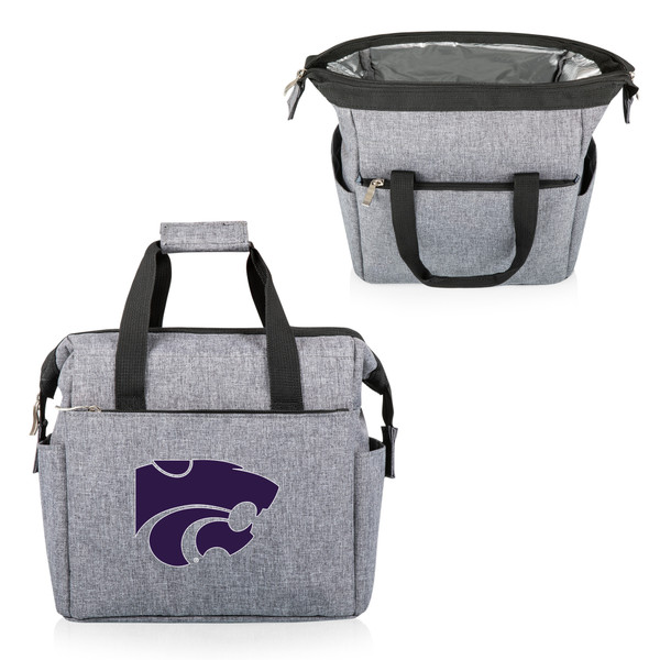 Kansas State Wildcats On The Go Lunch Bag Cooler, (Heathered Gray)