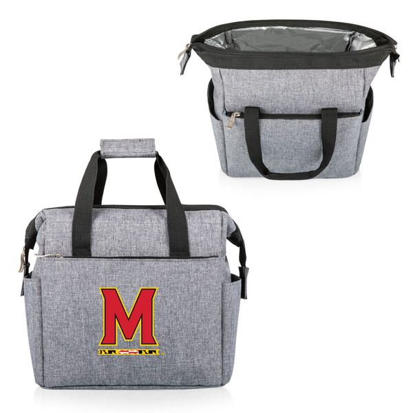 Maryland Terrapins On The Go Lunch Bag Cooler, (Heathered Gray)