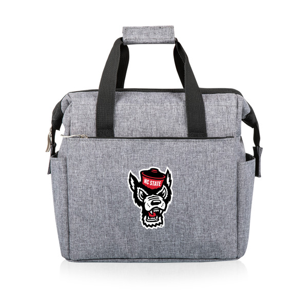 NC State Wolfpack On The Go Lunch Bag Cooler, (Heathered Gray)