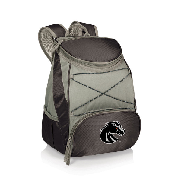 Boise State Broncos PTX Backpack Cooler, (Black with Gray Accents)