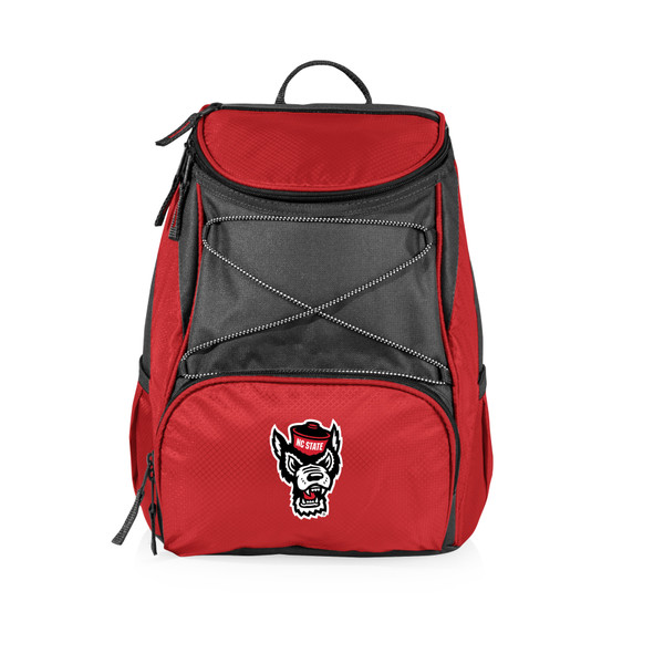 NC State Wolfpack PTX Backpack Cooler, (Red with Gray Accents)