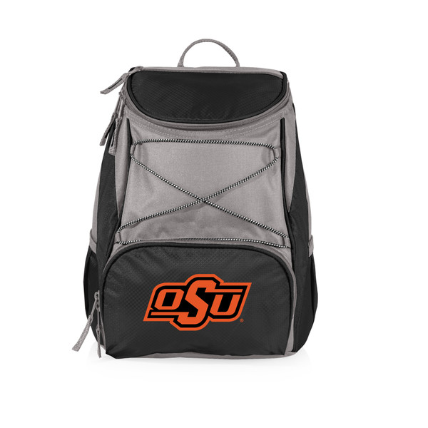 Oklahoma State Cowboys PTX Backpack Cooler, (Black with Gray Accents)