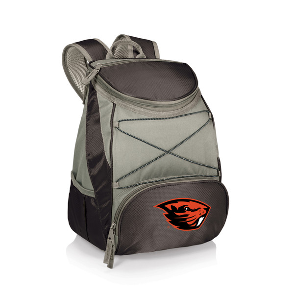 Oregon State Beavers PTX Backpack Cooler, (Black with Gray Accents)