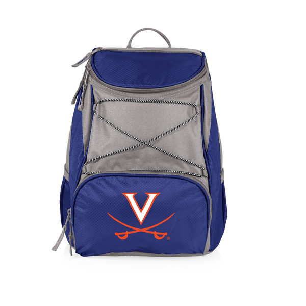Virginia Cavaliers PTX Backpack Cooler, (Navy Blue with Gray Accents)
