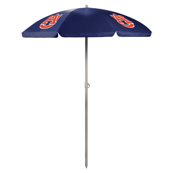 Auburn Tigers 5.5 Ft. Portable Beach Umbrella, (Navy Blue)